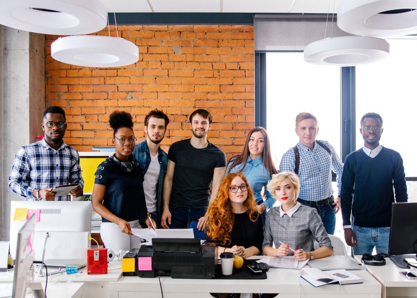 Team in an Office Team in an Office